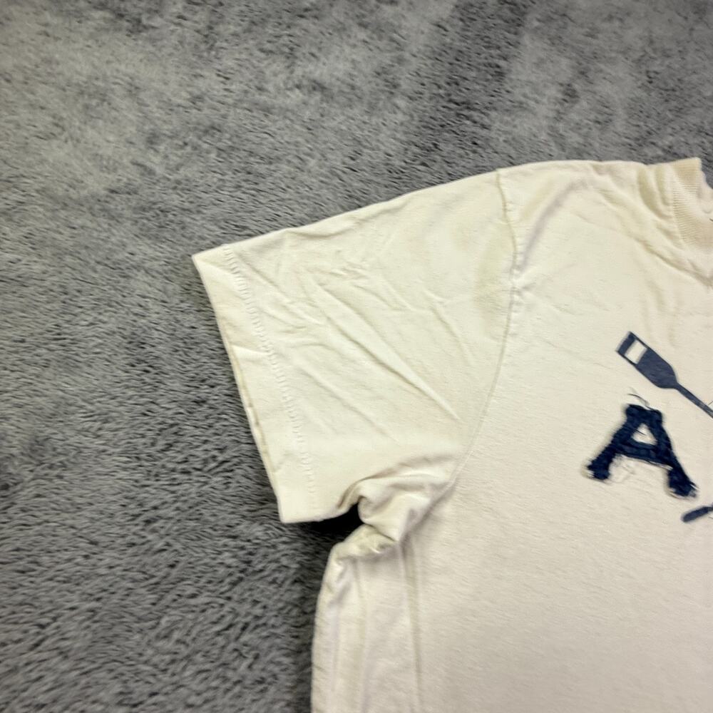 Vintage Abercombie & Fitch Rowing Shirt Muscle Tee XL Crew Neck Single Stitch - Picture 3 of 7